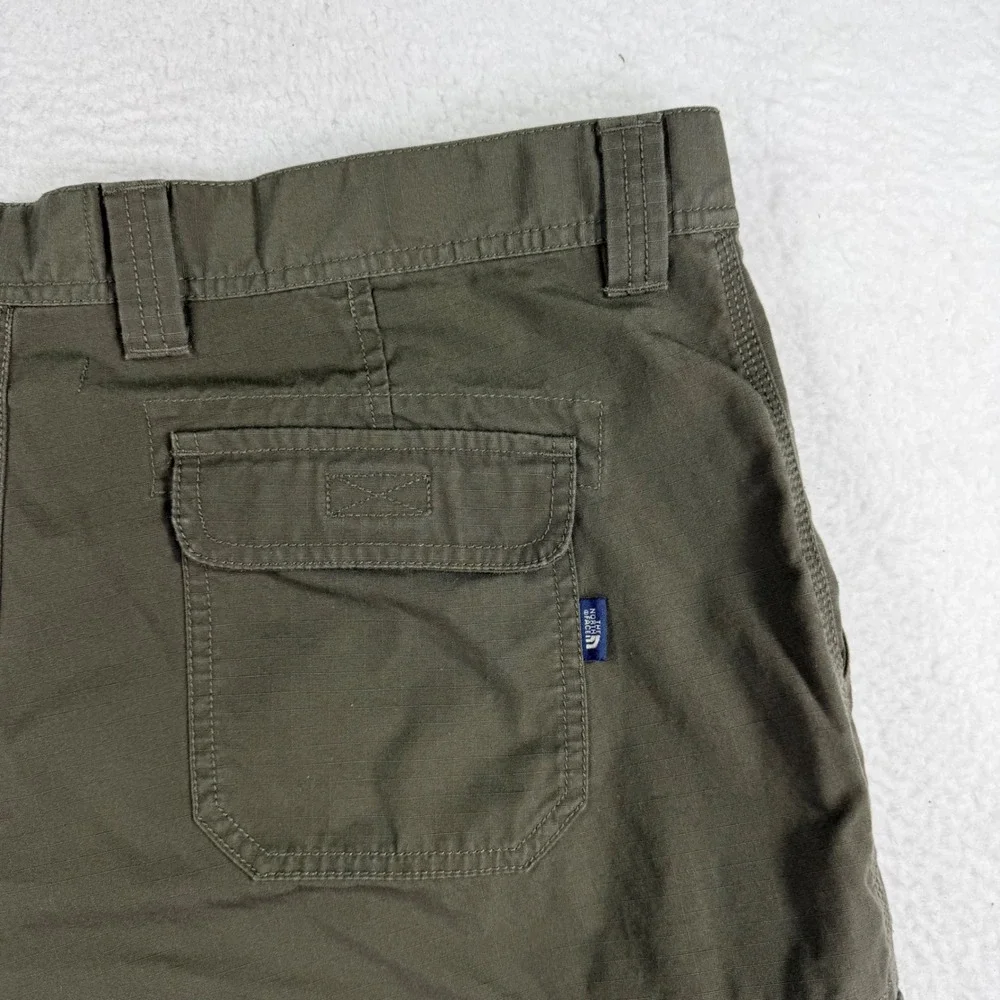 The North Face Cargo Shorts Mens 40 Olive Green Ripstop Hiking Outdoor‎ Utility